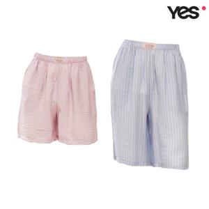 [예스]스트라이프 레이온 남여 커플 이지웨어 하의 YSWEA452YSMEA452