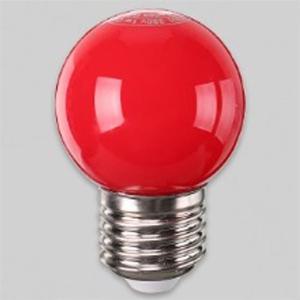 LED 인지구 칼라 전구 1W 레드