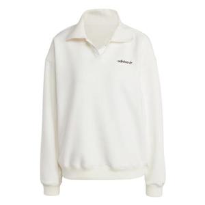 아디다스 여성 스웨이드 오버사이즈 스웨트셔츠 IX7417