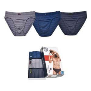 스트라이프 남성 삼각 팬티 3매입 스포츠팬티 쿨팬티