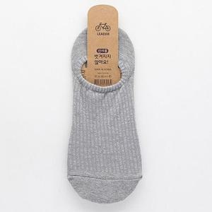 남자 골지페이크삭스 양말(회색 3족)