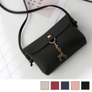 캐주얼 정장코디 사슴장식 미니크로스백 핸드폰가방