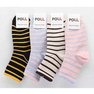 여자 패션양말(골지가는컬러링글) 3켤레