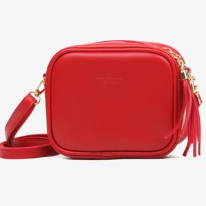 여성 미니백 핸드 크로스백 캐주얼 정장 가방 -레드