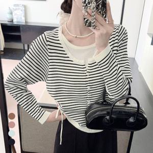 [카라]KARRA 레이어드라인가디건니트_A5S0435