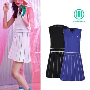 레인메이커 여성 반집업 민소매 니트 원피스 R32WCS03