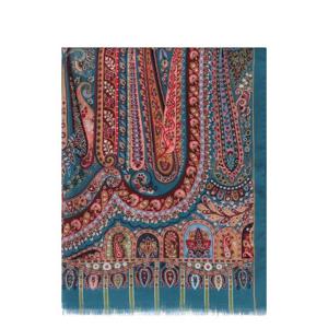 Etro 페이즐리 프린트 헤진 밑단 스카프 WATA0010AKB76 S9880 TP942007881
