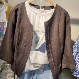 스테파니 HC35 노카라지퍼JK(바바인린넨) A25JK5232