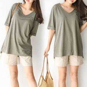 나야홍 / 위쉬몰 IR 아이스브이넥반팔티(E280H506) 빅사이즈