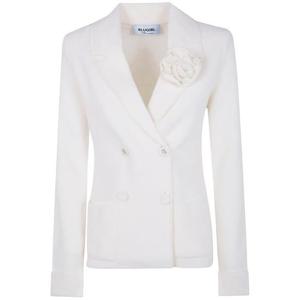 블루걸 수트 자켓 RF5058MA07R C3866 CHALK WITH BROOCH