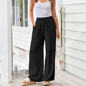 HOTBBA / 제니얼 여름 린넨 와이드 마바지 SD_250430