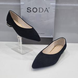 [소다][소다]여성 구두 플랫 FLF305 블랙_US