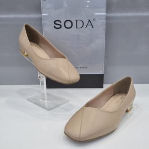 [소다][소다]여성 구두 플랫 FLF309 베이지_US