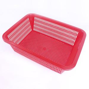 MAGICCLEAN 대원산업 깊은 사각 소쿠리 4호 (특) 레드 채반