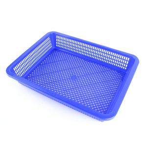 MAGICCLEAN 대원산업 낮은 사각 소쿠리 5호 (특) 블루 채반