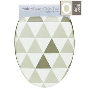 모던삼각 변기커버(대) O형 변기카바 변기커버 양변기시트 변기시트 욕실커버