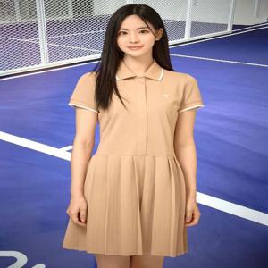 반팔플리츠원피스 스포티카라 9002-2W