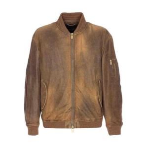 골든구스 가죽 자켓 GUP02489P00216855260 Brown