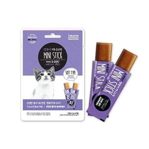 캣퓨어 미니스틱 참치 등푸른생선 7g x 8ea 고양이 캣 냥이 사료 캔 영양 고급 간식 스낵 고양이간식 고양이스낵 고양이영양간식 고양이사료