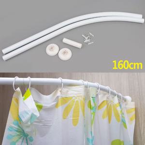 커브형 샤워커튼봉 목욕커튼봉 샤워부스봉 160cm 곡선샤워커튼봉 커브형커튼봉 샤워부스봉 목욕커튼봉 샤워커튼투명봉 샤워봉