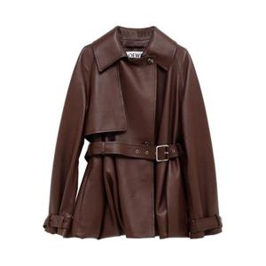 로에베 가죽 자켓 S540Y34L59 3100 Brown