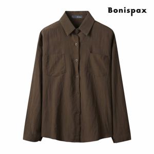 [보니스팍스] 투포켓 루즈핏 셔츠 (XP9SH015M0)