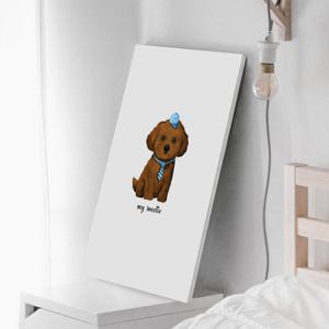 [샤이닝홈] 무드 접이식 액자테이블 600x400 푸들