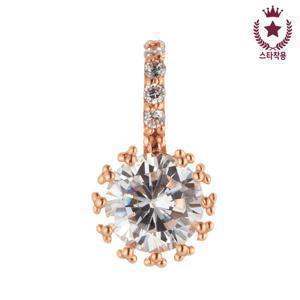 [도로시] 18k 활짝 원큐 펜던트