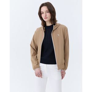 헤지스 골프 여성 24SS 클리어런스스테디셀러솔리드 로고 후드점퍼 (CAMEL) WWJU4A301CM