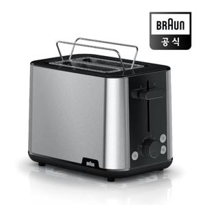 브라운  퓨어샤인 토스터 HT1515BK [메탈+블랙/8단계온도조절]