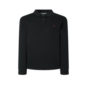 [헤지스 남성] [24FW] WHTS4D432BK 스테디셀러 블랙 단색 면혼방 긴팔카라티셔츠