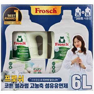 프로쉬 코튼 블라썸 고농축 섬유유연제 3L 2개