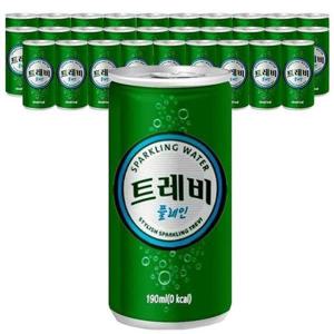 갤러리아_롯데칠성 탄산수 트레비 플레인 190ml x 60캔