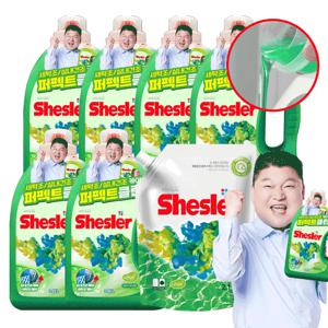 NEW 쉬슬러 퍼펙트 클린  유칼립투스 고농축 액체세제 3.05L 6개 + 2.1L 리필형 1개
