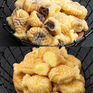 [자연맛남 붕어빵] 미니붕어빵 500gx3팩 총1.5kg(팥+팥+카스타드)