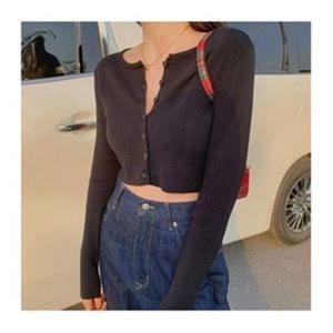 [오노마] ONM 여성니트카디건 1P 여자 숏 슬림핏 크롭 가디건