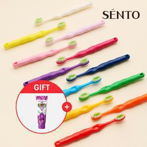 [APP전용] [치약1개 증정 / 최종가 8,910원] 센토 딥클린 초미세모 어린이칫솔 12개입 외 칫솔 특가