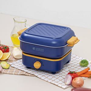 폴더블 전골그릴 쿡 마스터 전골냄비 그릴 세트 LE-2W15IV