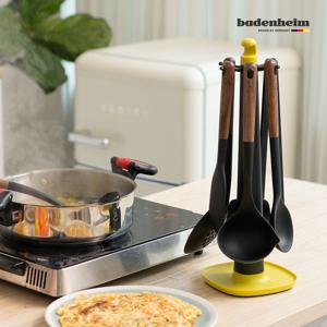 우드핸들 실리콘 조리도구 8종 풀세트(거치대포함)