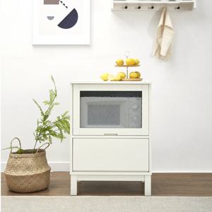 국내제작 폴라 화이트 원목 600 수납장 유리도어,우드도어 도장가구