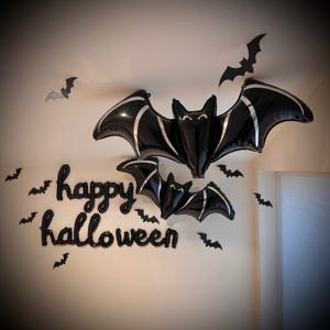 할로윈 풍선 세트 박쥐풍선 박쥐컷아웃