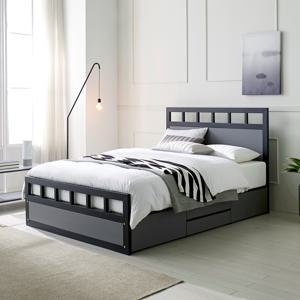 인텐스 철제 수납침대 침대프레임