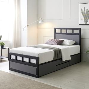 인텐스 철제 수납침대 슈퍼싱글(SS) 사이즈 침대프레임