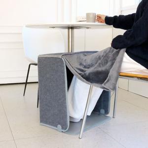 사무실 가정용 발난로 4면 난방 데스크 전기히터 담요 탈부착형