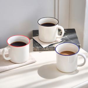 세이타 라인 글로시 머그컵 집들이 선물 머그잔 답례품 커피잔 도자기컵 카페