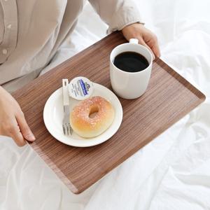 플레이트 우드 트레이 천연목 나무쟁반 카페 브런치 다과