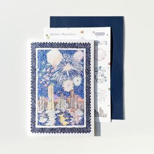 카드와 스티커 세트 - 불꽃놀이