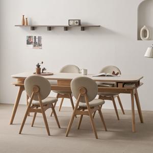 코스모 6인용 저소음 테이블 포세린 세라믹 수납형 식탁세트 1800 체어형(의자4)