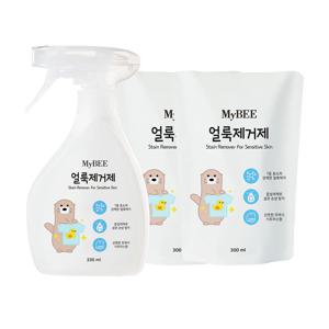 1+2 자연품은 얼룩제거제 용기 330ml+리필 300mlx2팩