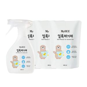 자연품은 얼룩제거제 용기(330ml)+리필(300ml)x3팩